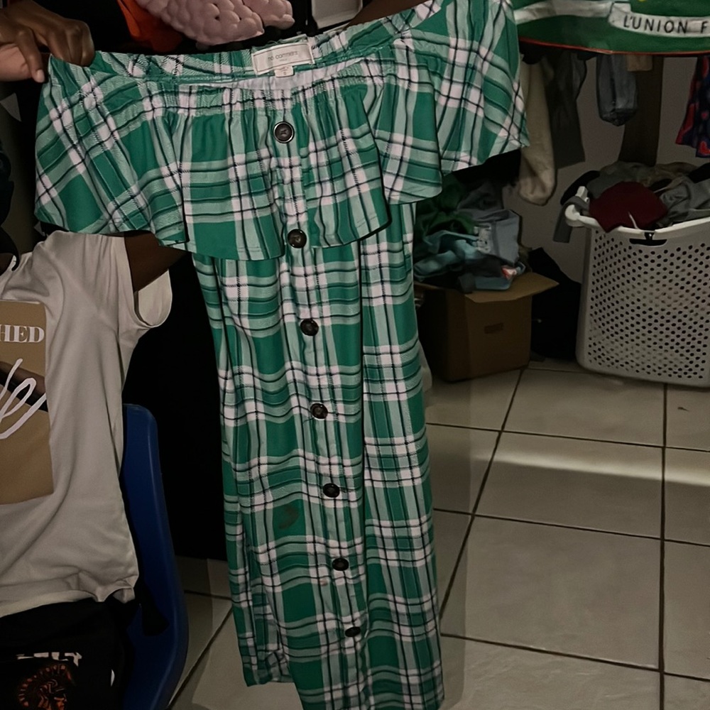 Green dress